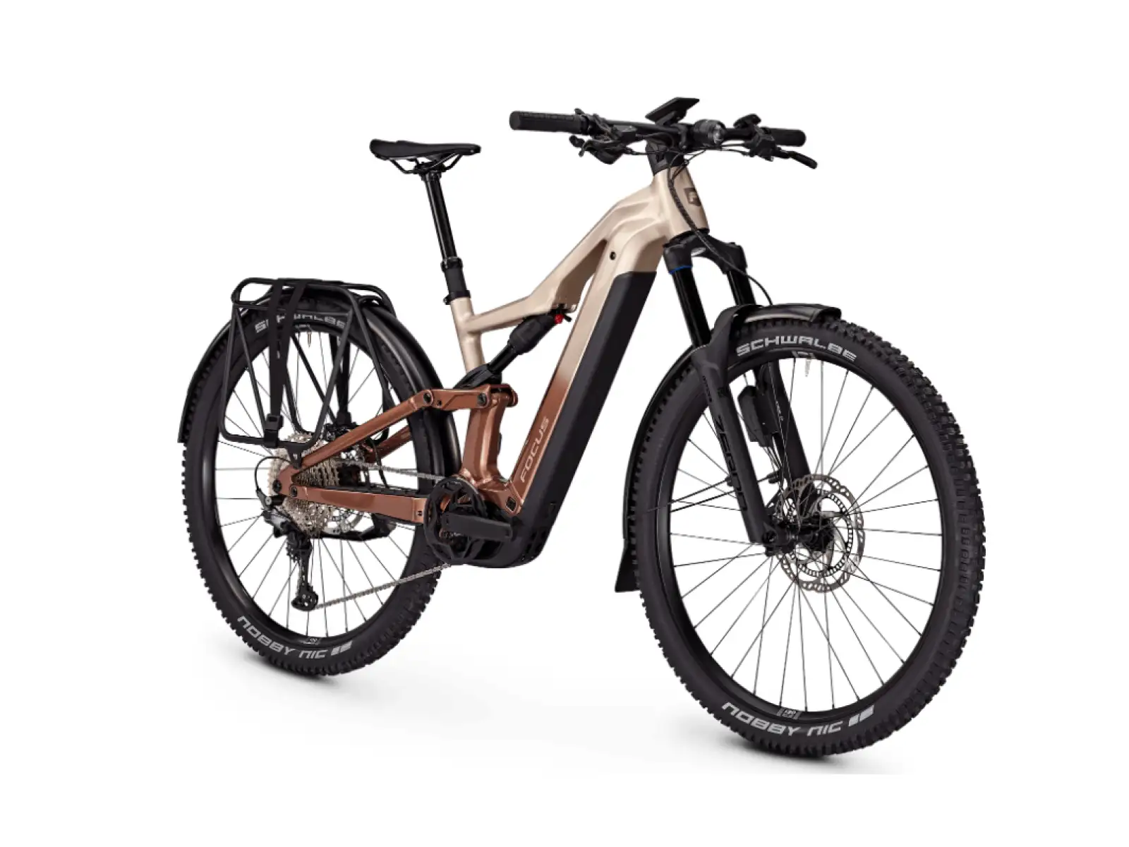 Focus Thron2 6.8 EQP ABS horské elektrokolo 600 Wh Adamantsilver/Platinumbronze