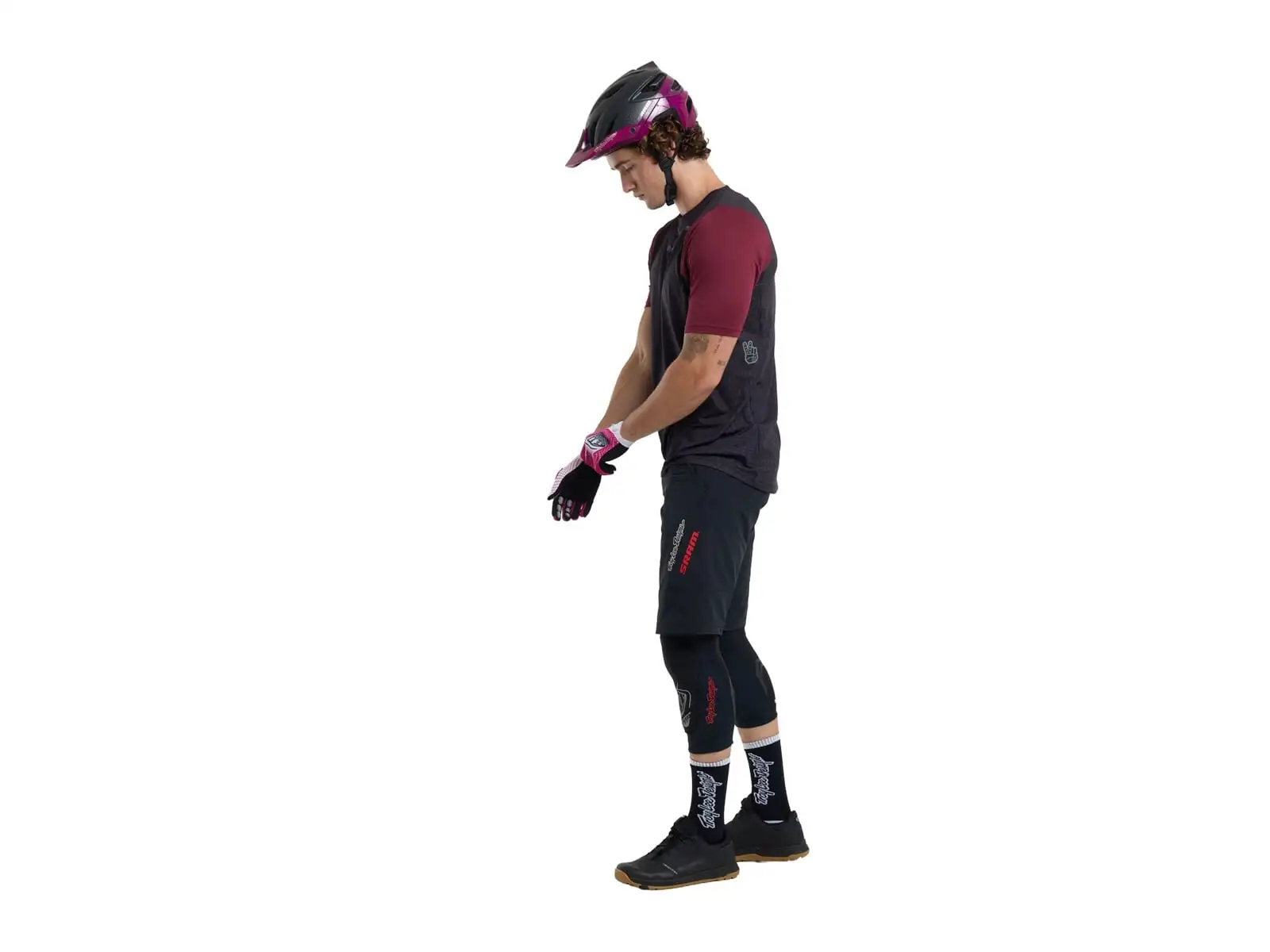 Troy Lee Designs x SRAM Skyline pánské kraťasy bez vložky Black