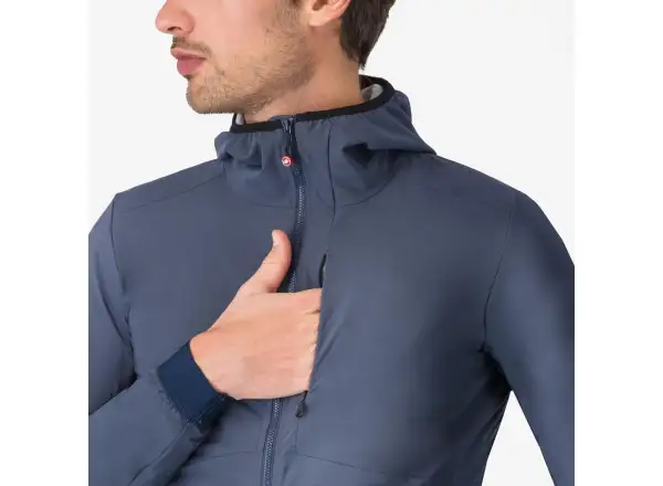 Castelli Fly Unltd Jacket pánská bunda Dark Steel Blue