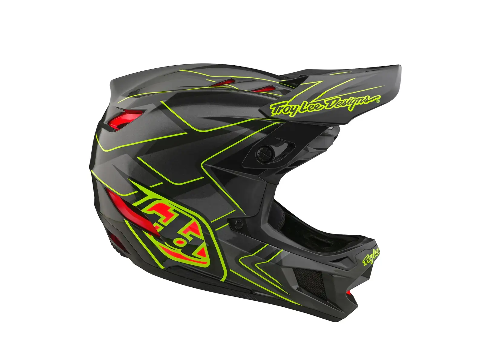Troy Lee Designs D4 Composite Ghostwing přilba Gray