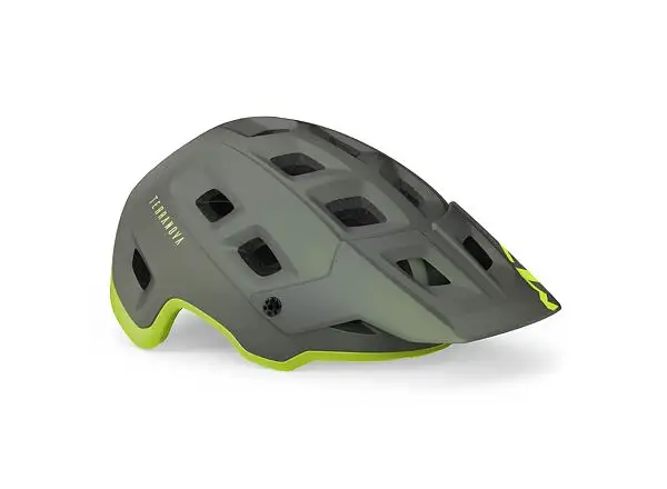 MET Terranova přilba Gray/Lime Matt