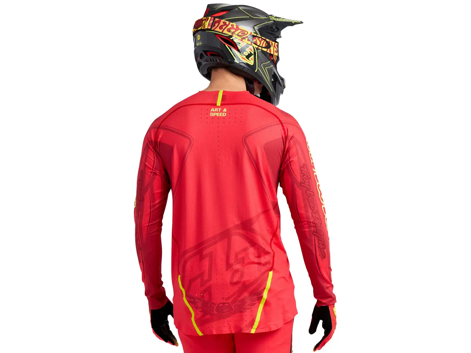 Troy Lee Designs Sprint Ultra Ghostwing pánský dres dlouhý rukáv Infra Red