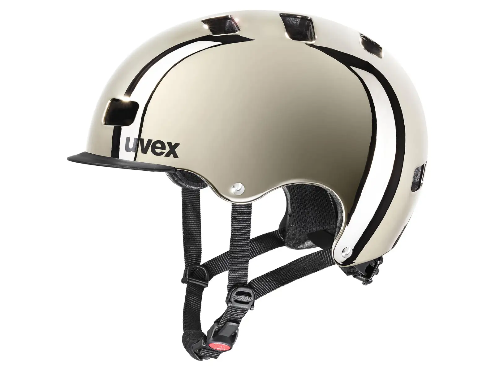 Uvex HLMT 5 Bike Pro přilba Chrome