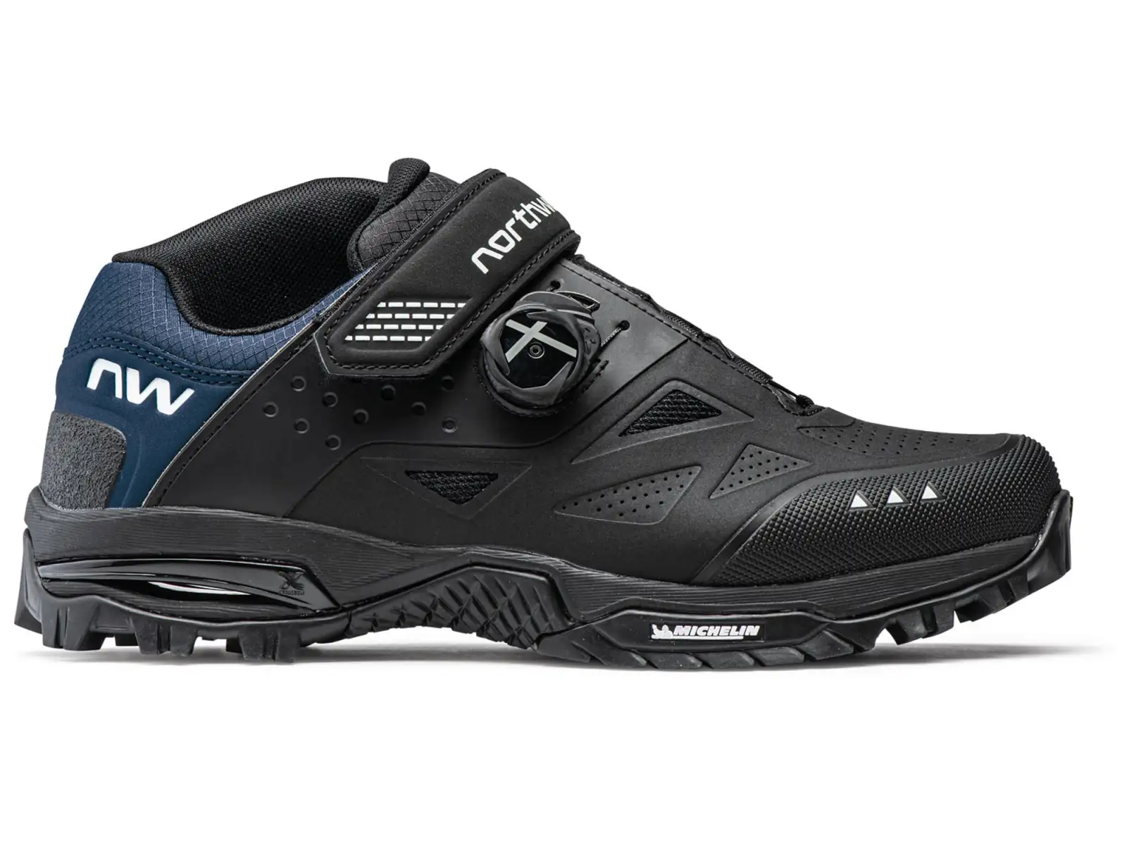 Northwave Enduro Mid 2 pánské MTB tretry Black/Deep Blue