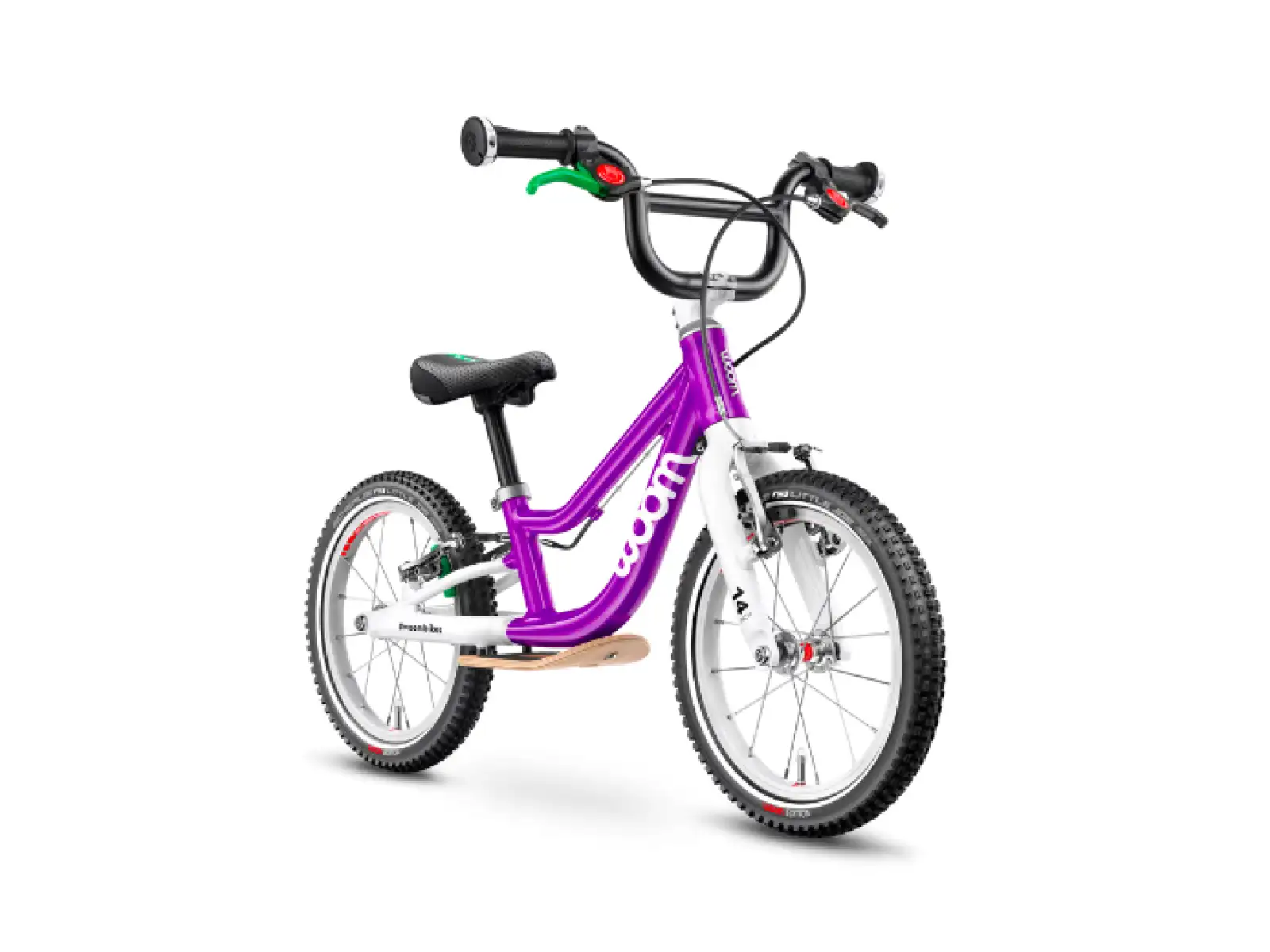 Woom 1 Plus dětské odrážedlo 14" Purple Haze