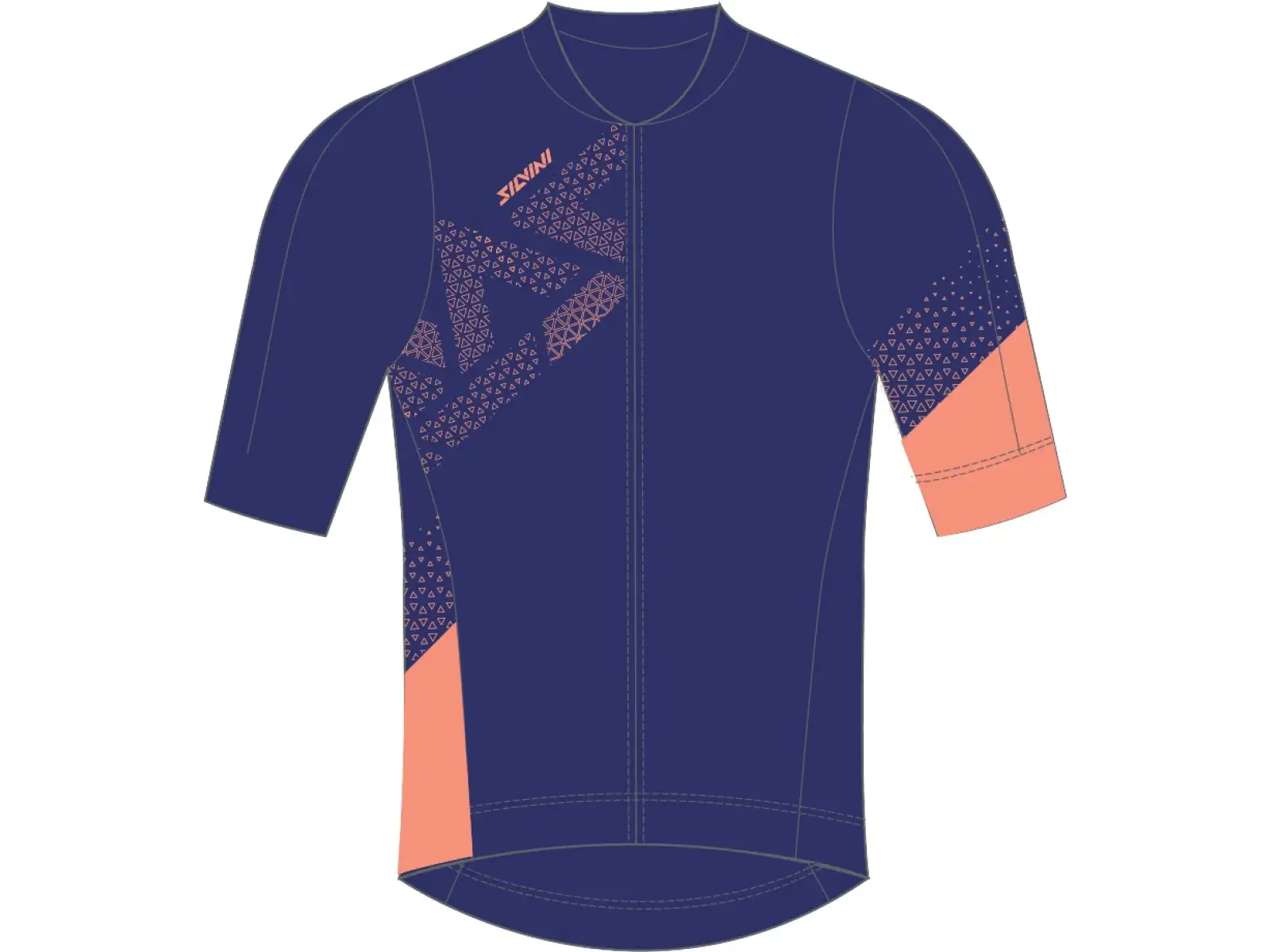 Silvini Rosalia dámský dres krátký rukáv navy/coral