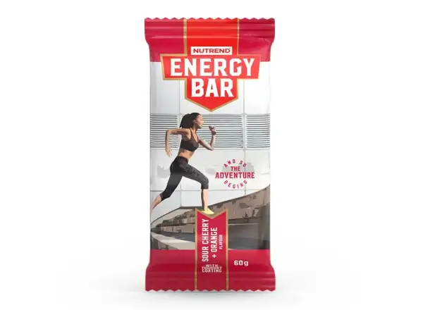 Nutrend ENERGY BAR tyčinka 60 g višeň/pomeranč