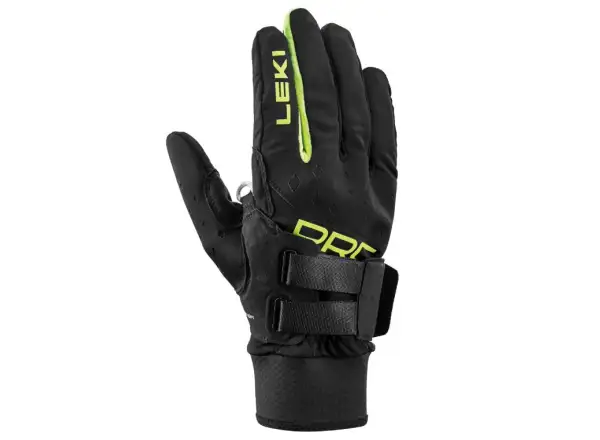 Leki PRC Shark běžecké rukavice Black/Neon yellow