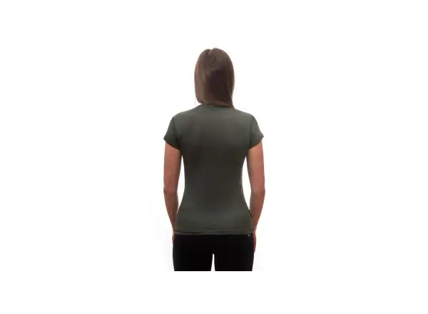 Sensor Merino Air dámské triko krátký rukáv olive green