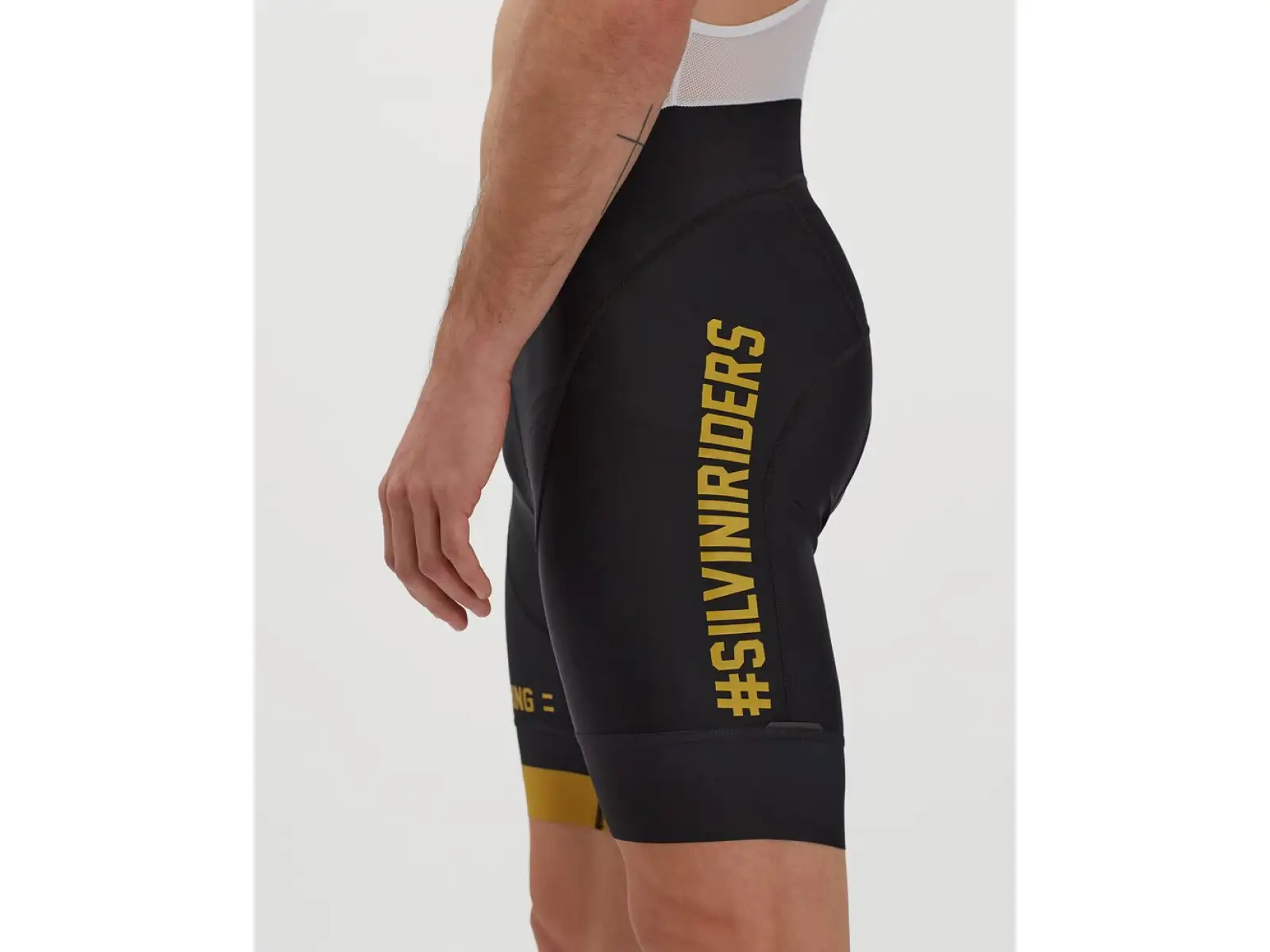 Silvini Cantono Bib pánské kraťasy s vložkou Black/Gold