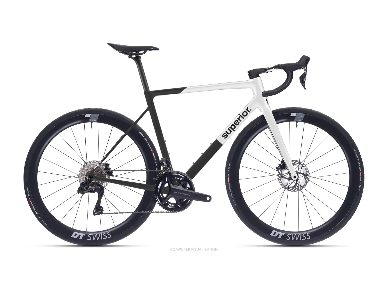 Superior RR 9.6 silniční kolo Matte Carbon / White