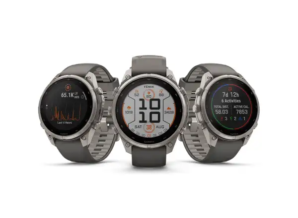 Garmin Fénix 9 Pro inReach Solar 47 mm chytré hodinky Titanium Pebble Gray/Silver Gray