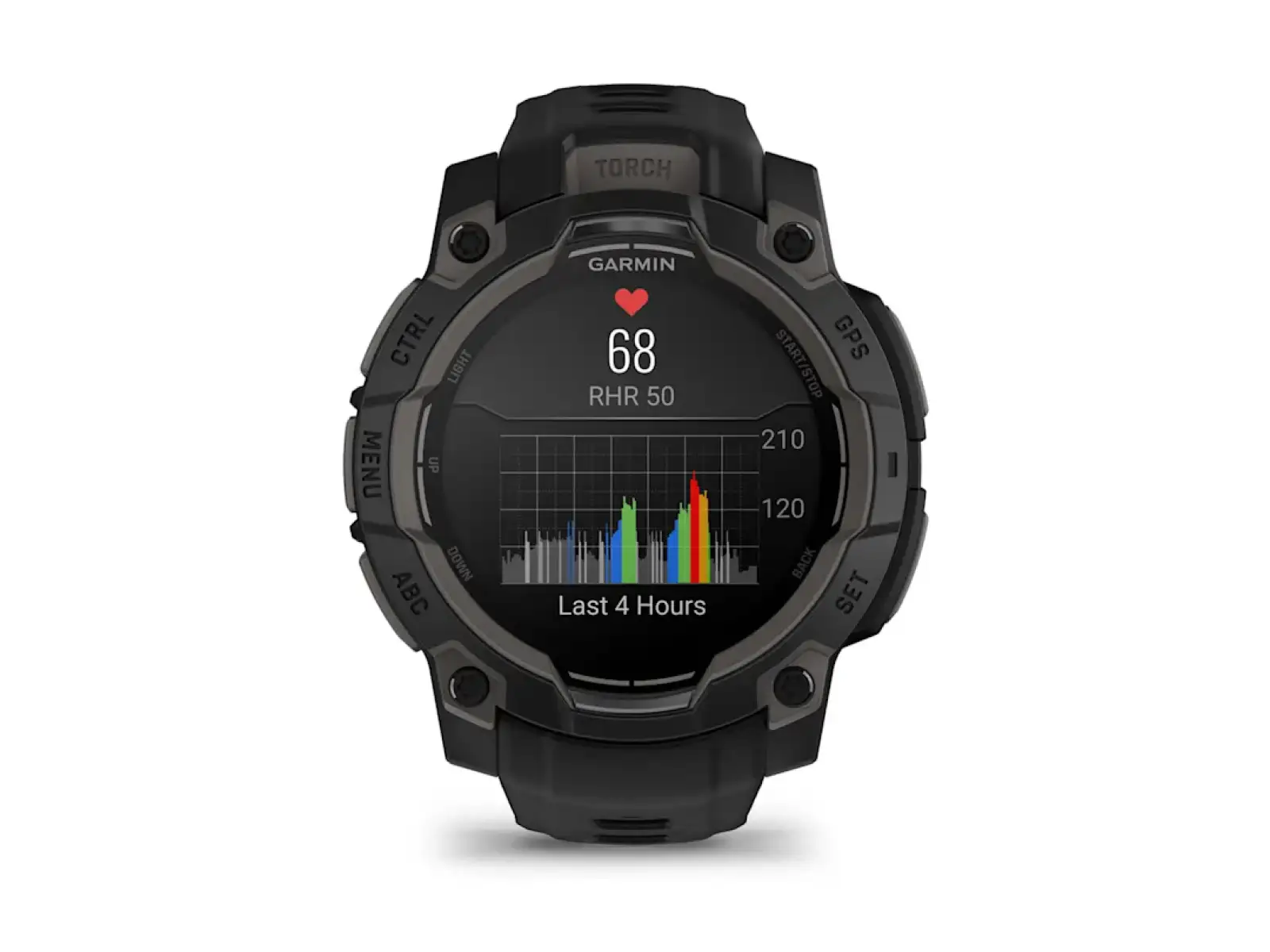 Garmin Instinct 3 Amoled 45 mm chytré hodinky Black/Black pásek