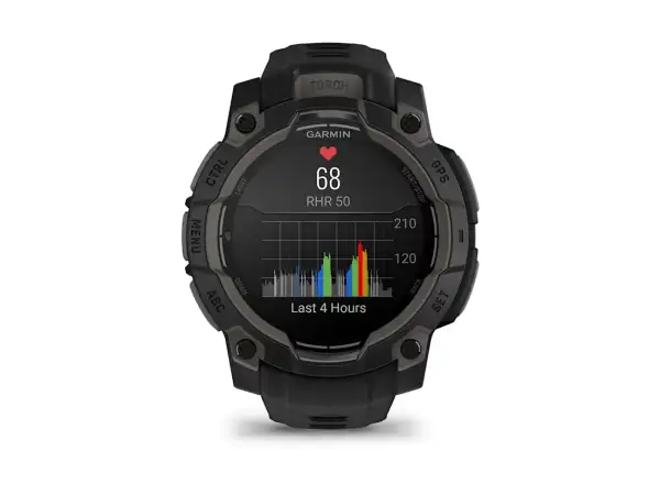 Garmin Instinct 3 Amoled 45 mm chytré hodinky Black/Black pásek