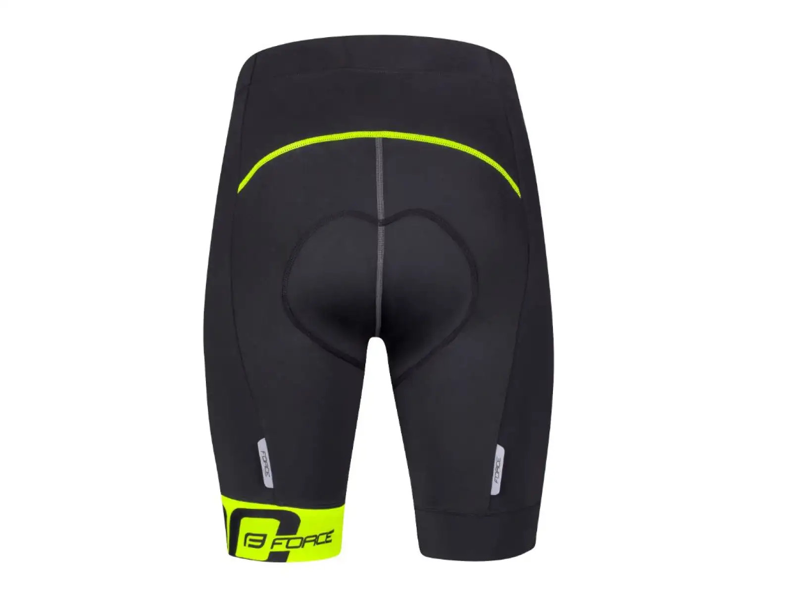Force B30 kraťasy do pasu s vložkou černá/fluo