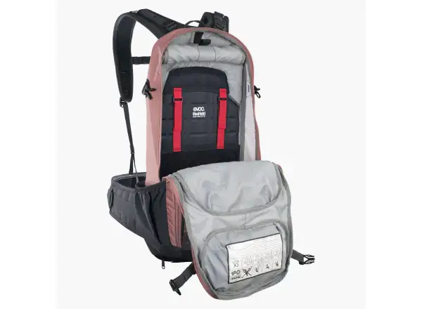 Evoc FR Enduro 16 batoh 16 l dusty pink/karbonově šedá