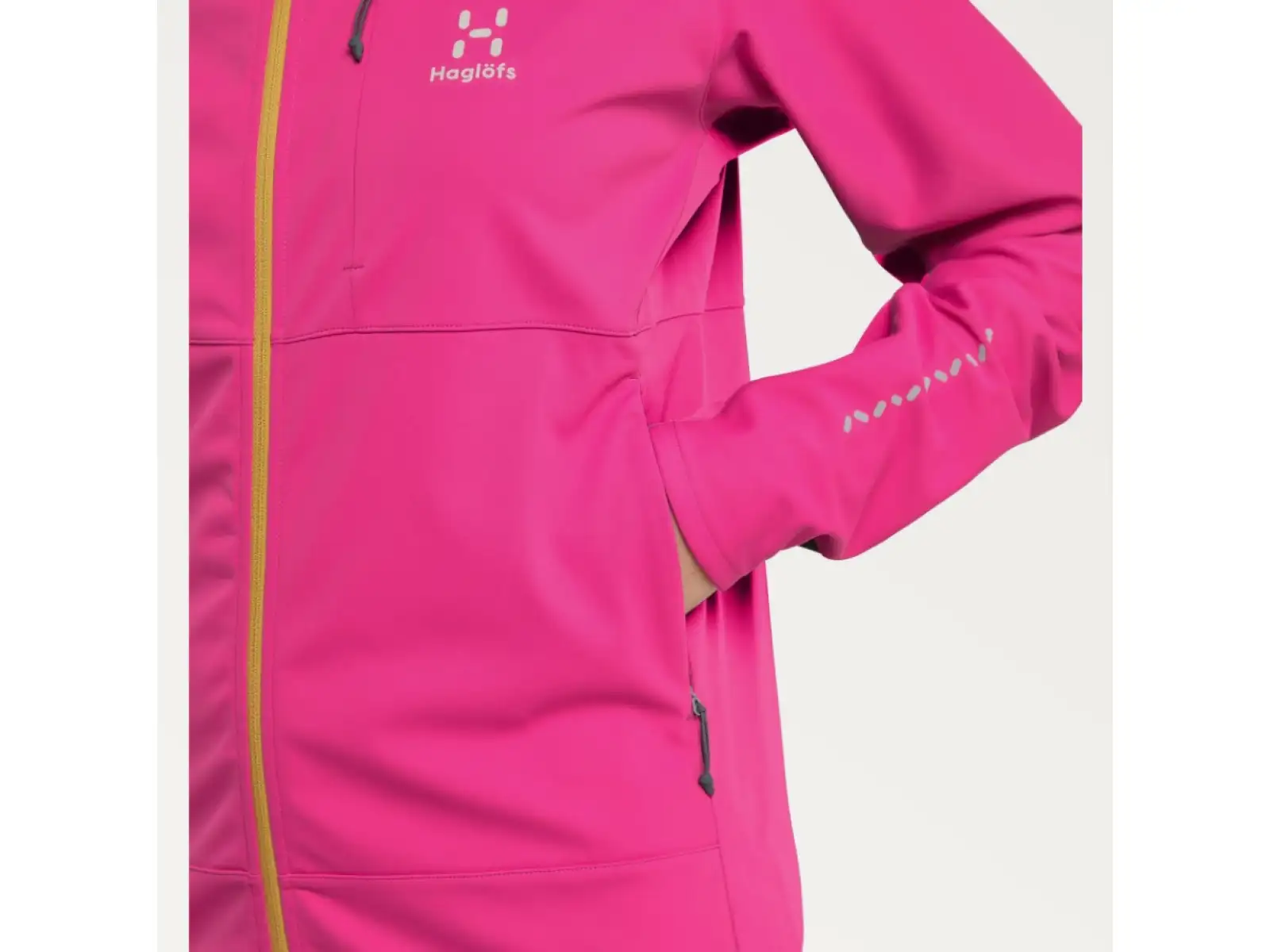 Haglöfs L.I.M Hybrid Softshell dámská bunda růžová