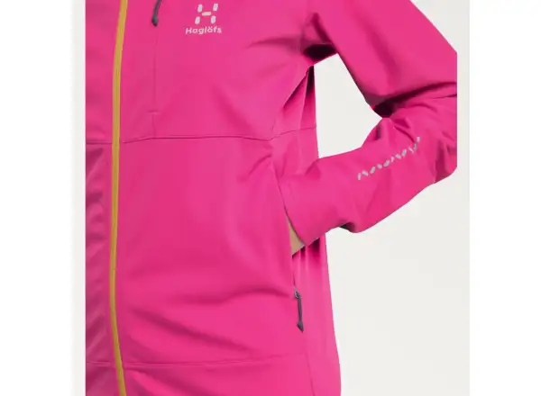 Haglöfs L.I.M Hybrid Softshell dámská bunda růžová