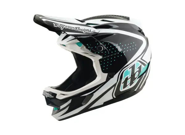 Troy Lee Designs D4 Composite MIPS přilba Crest Real Teal