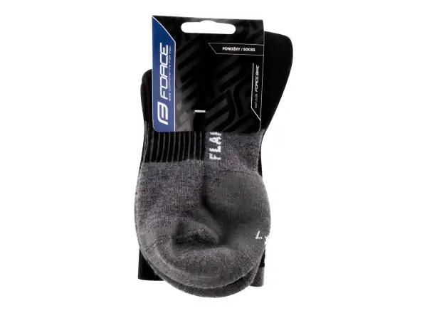 Force Flake zimní ponožky černá/šedá