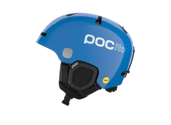 POC POCito Fornix MIPS dětská lyžařská helma Fluorescent Blue