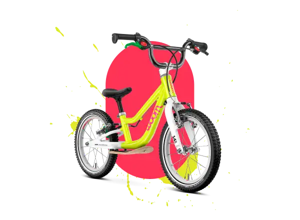 Woom GO 1 PLUS dětské odrážedlo neon lime
