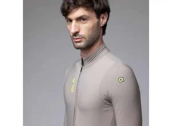 Alé Pragma Fondo 3.0 pánský zateplený dres dlouhý rukáv Rope Grey