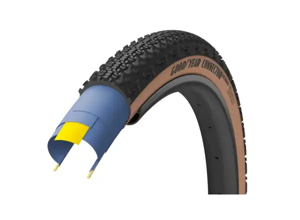 Goodyear Connector Ultimate Tubeless Complete 28" gravel plášť kevlar Tan
