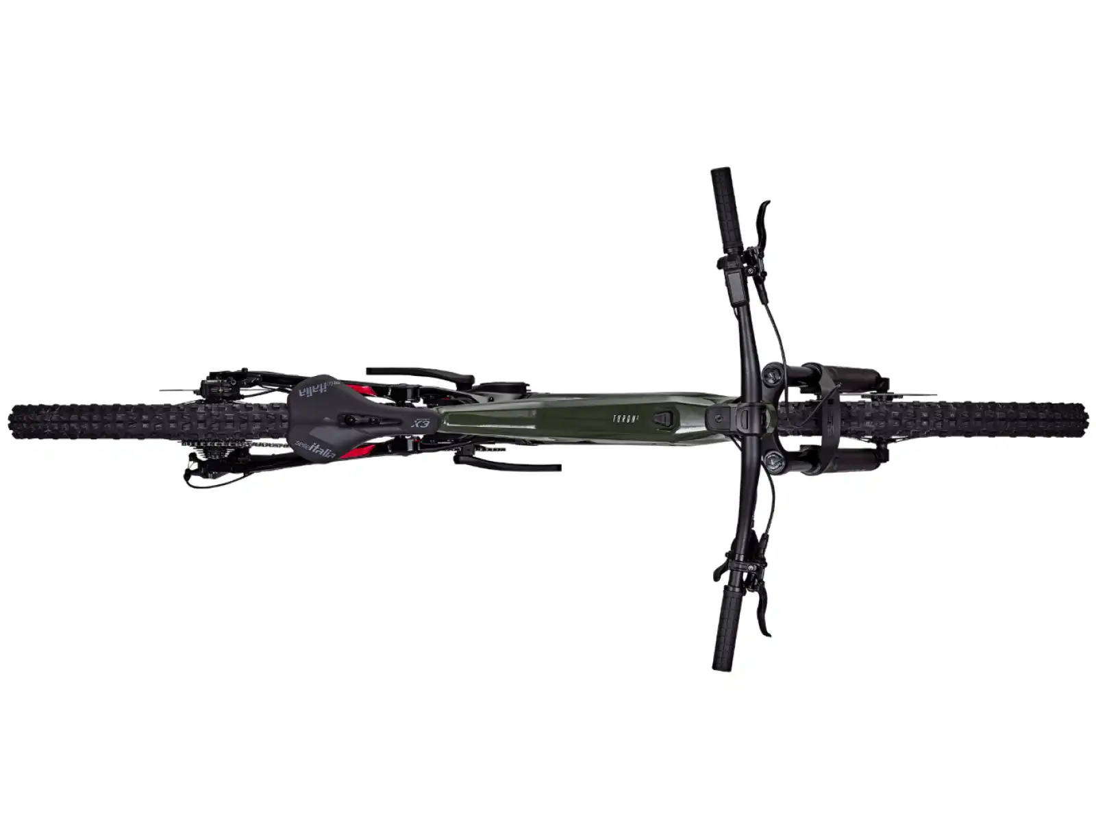 Focus Thron2 6.7 horské elektrokolo 800 Wh Urbangreen / Magicblack