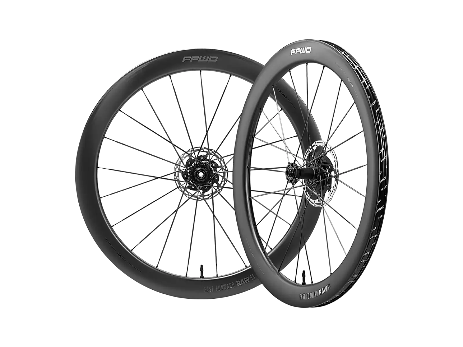 FFWD RAW CS 55 silniční vypletená kola Matt Black