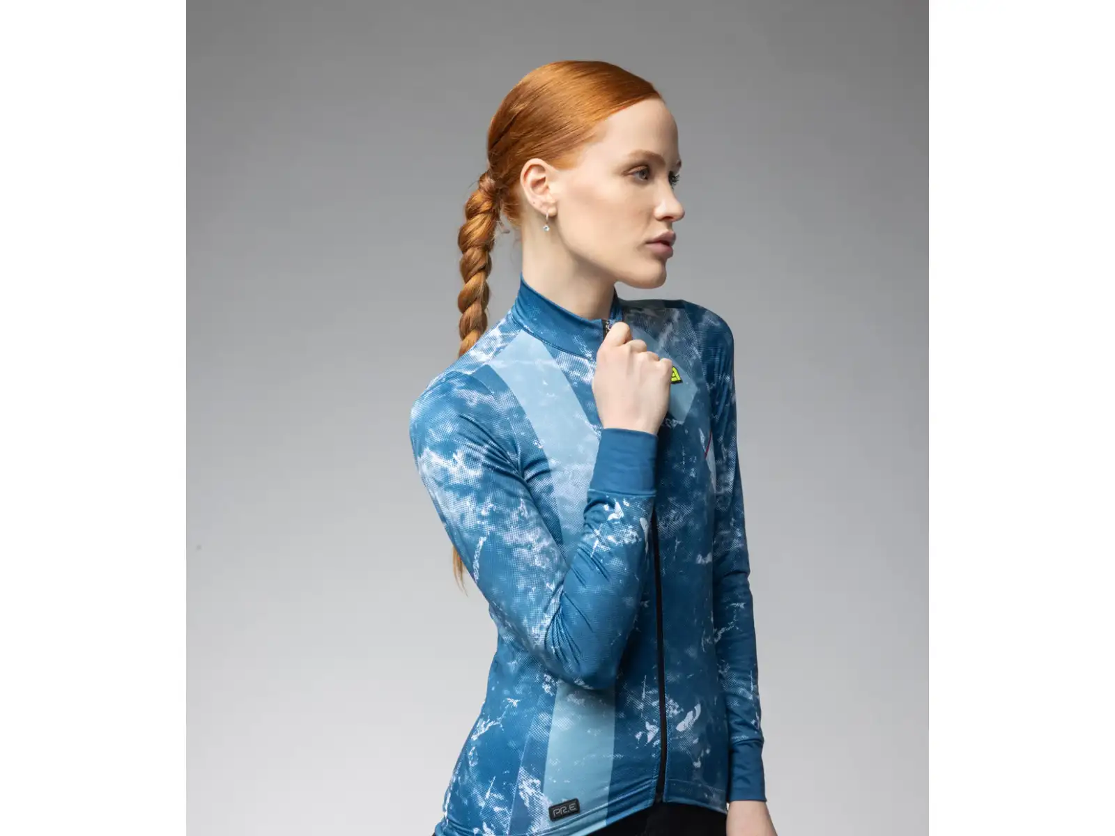 Alé PR-E Icy dámský dres dlouhý rukáv Blue