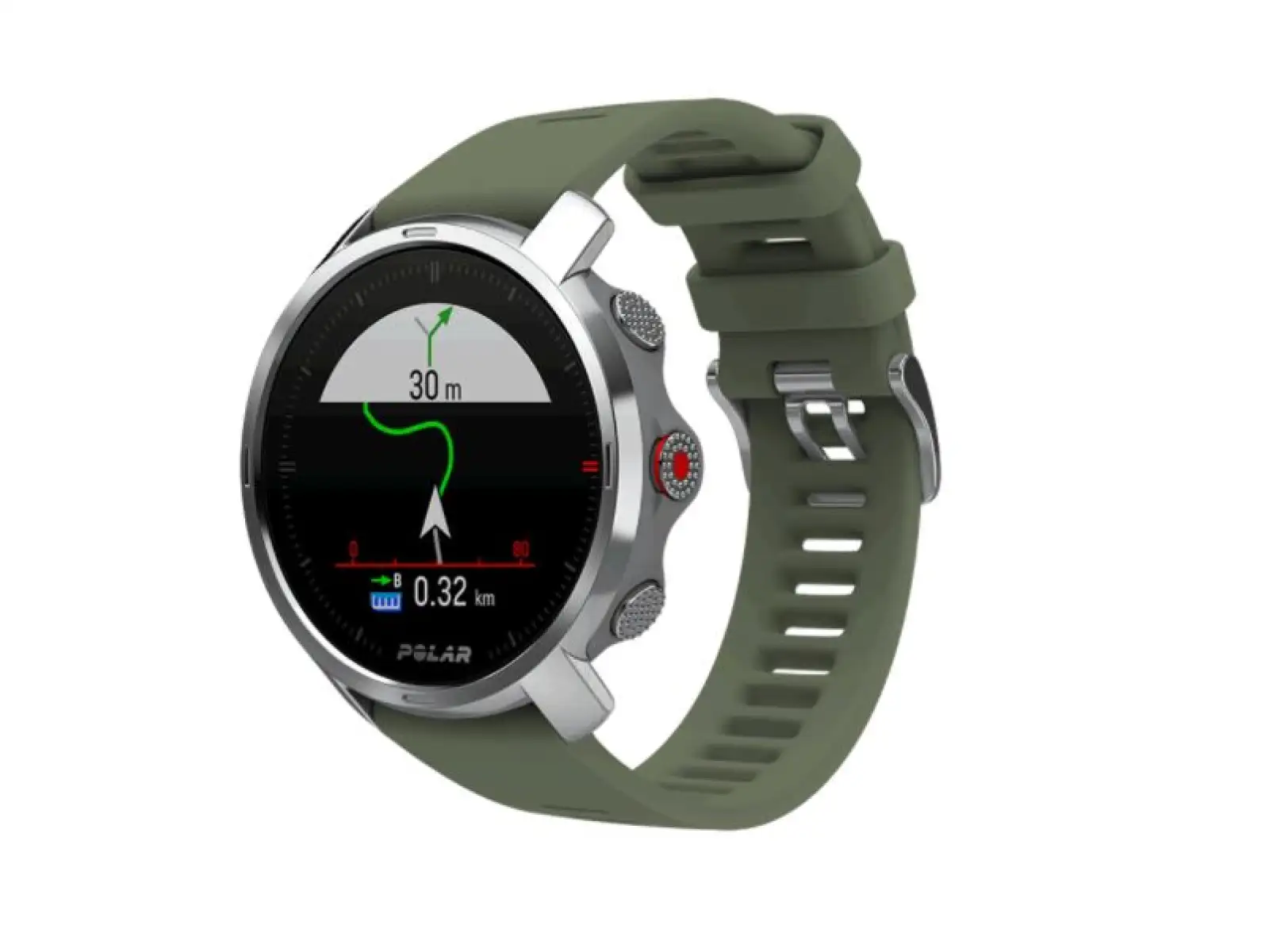 Polar Grit X sportovní hodinky zelená