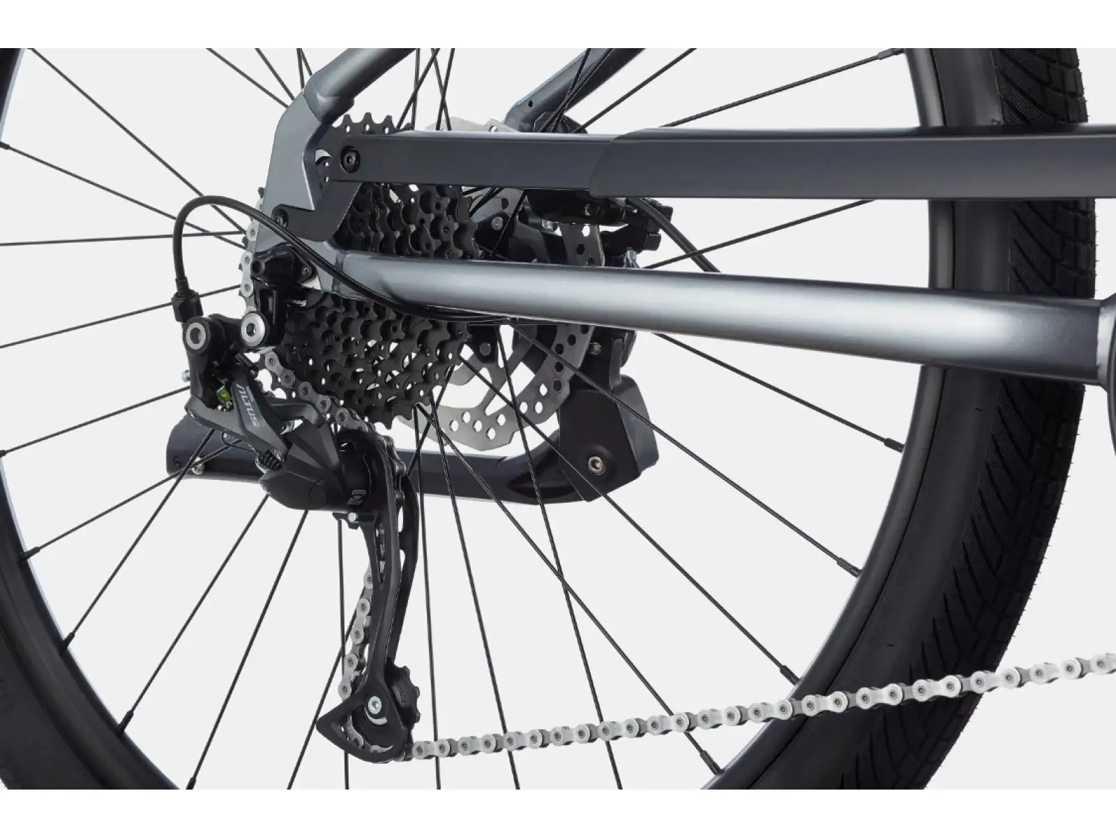 Cannondale Adventure NEO 4 GRY městské elektrokolo