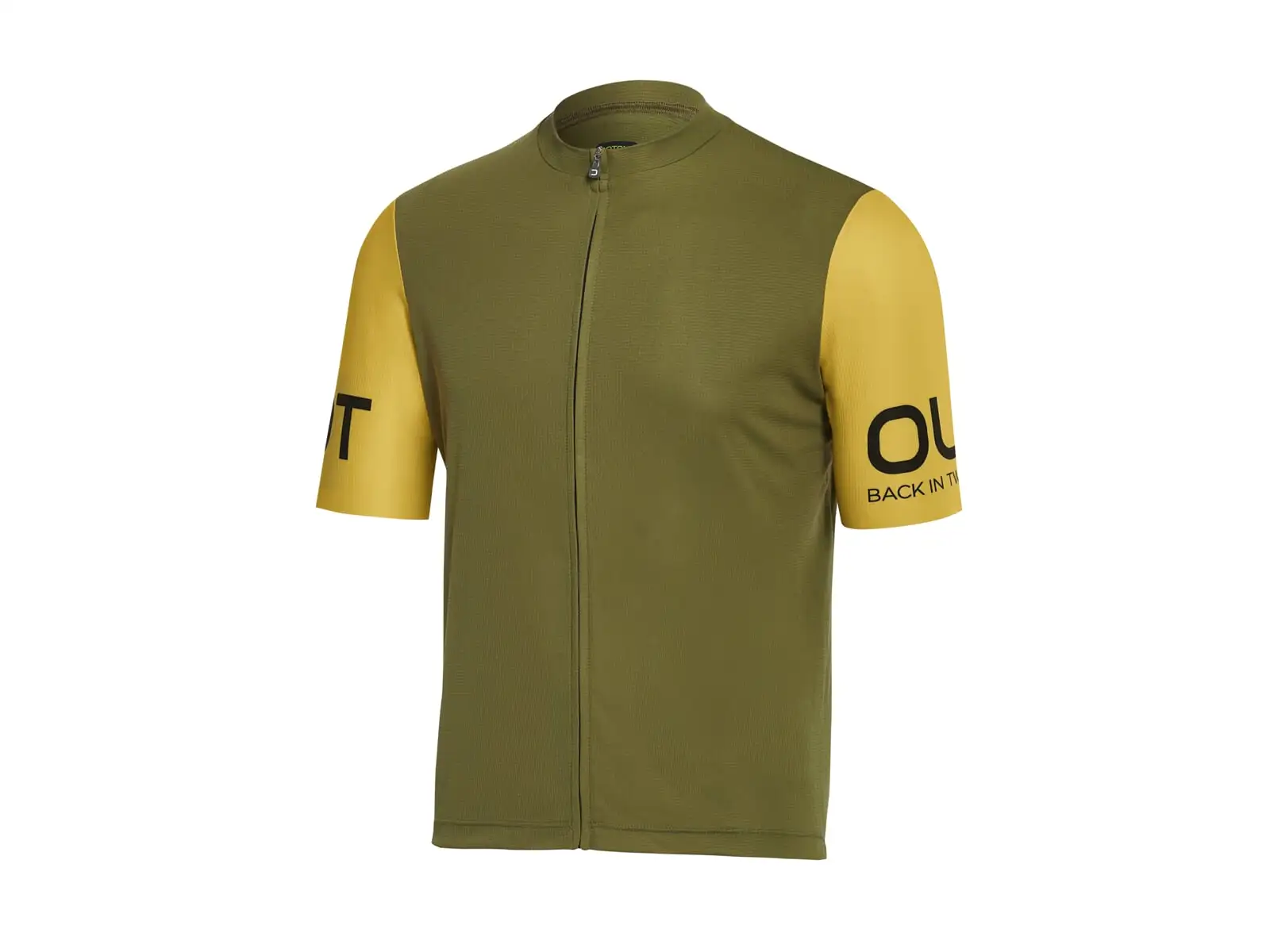 Dotout Grevil pánský dres krátký rukáv Sage Green/Ocra Yellow