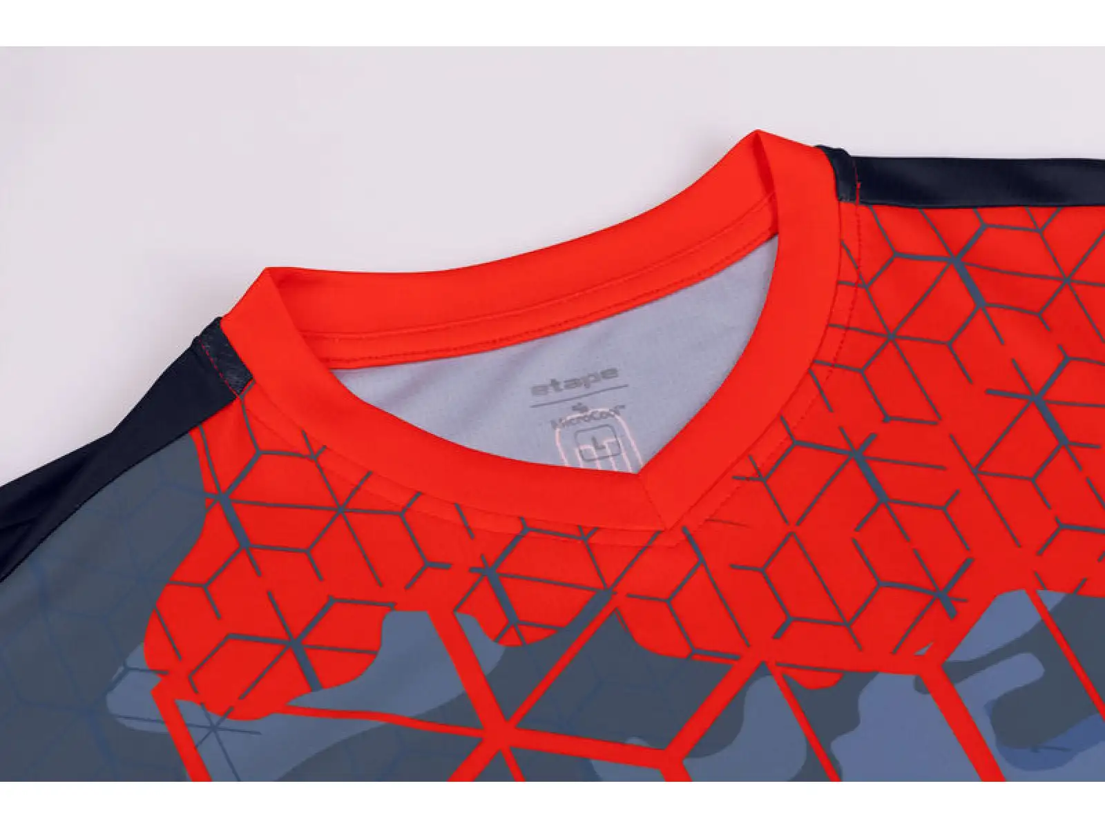 Etape Dirt pánský dres krátký rukáv Modrá/Oranžová