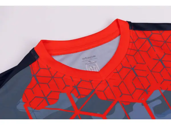 Etape Dirt pánský dres krátký rukáv Modrá/Oranžová