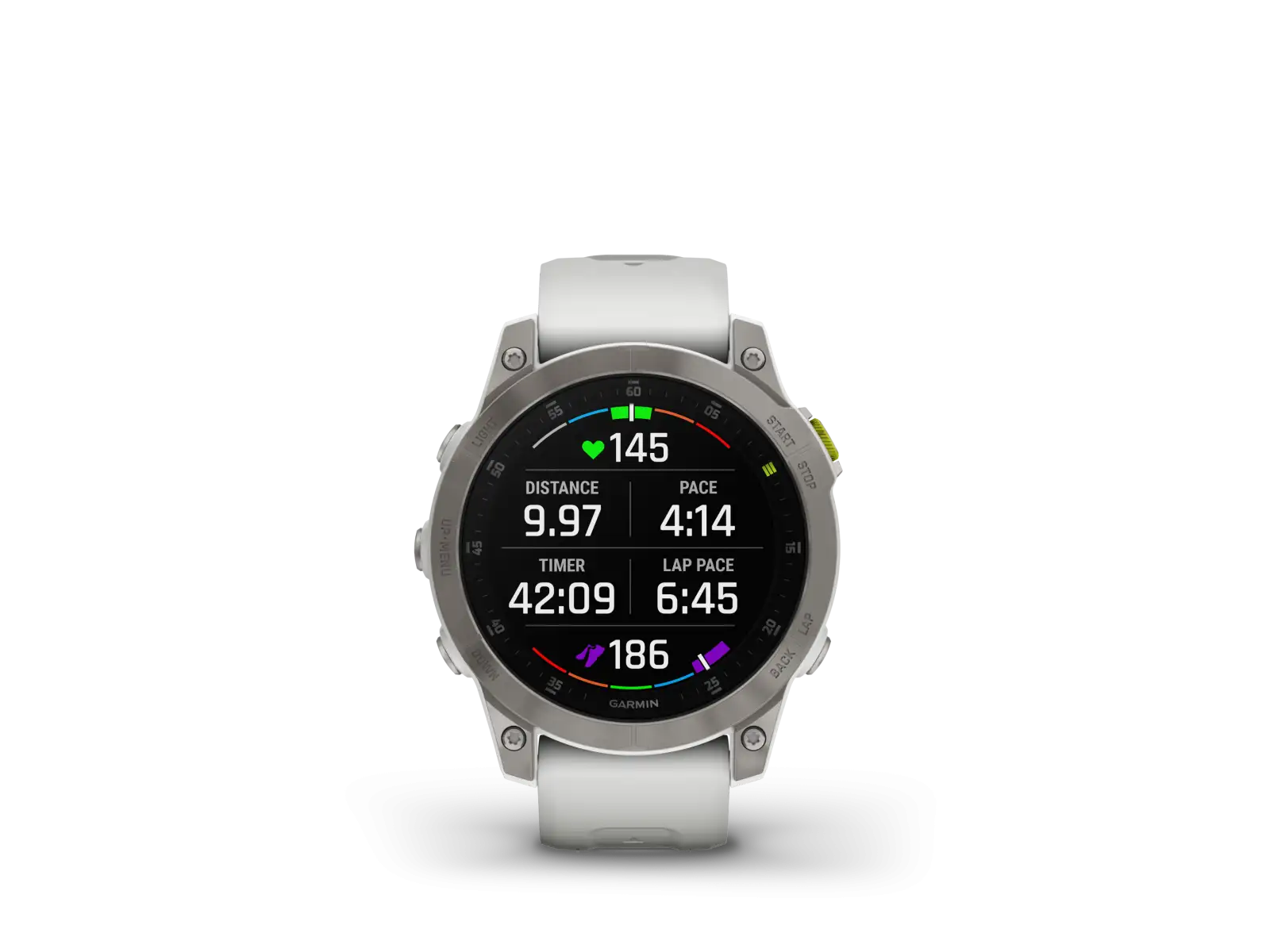 Garmin epix Gen 2 Sapphire Edition chytré hodinky Titanium/White