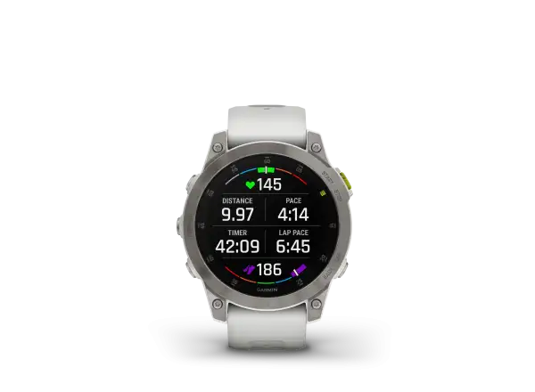 Garmin epix Gen 2 Sapphire Edition chytré hodinky Titanium/White