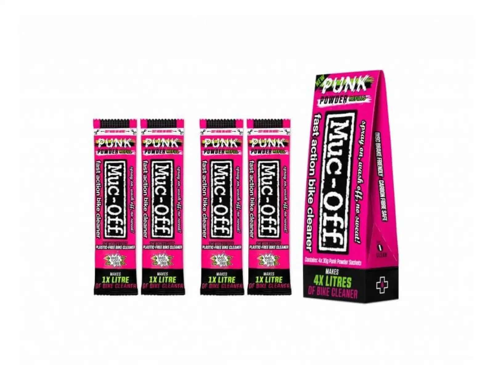 Muc-Off Punk Powder čistič 4ks