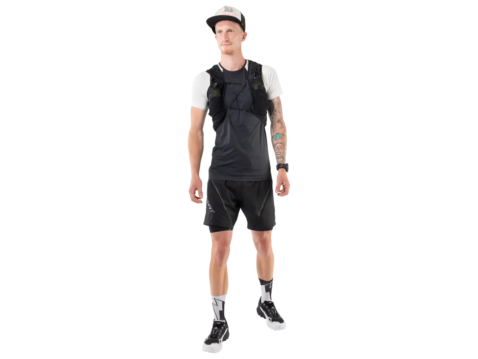 Dynafit No Pain No Gain sportovní ponožky Black Out/Nimbus