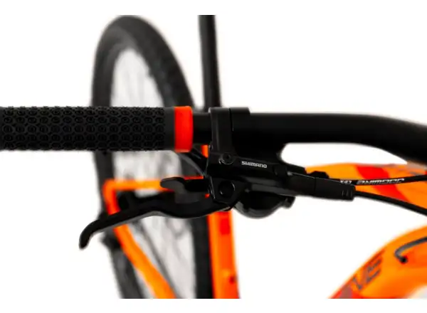 Rock Machine Blizz 10-29 gloss neon orange/dark red/black horské kolo