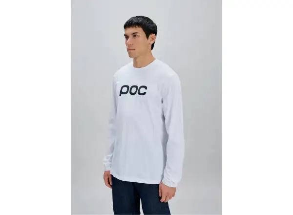POC L/S Tee triko s dlouhým rukávem Hydrogen White
