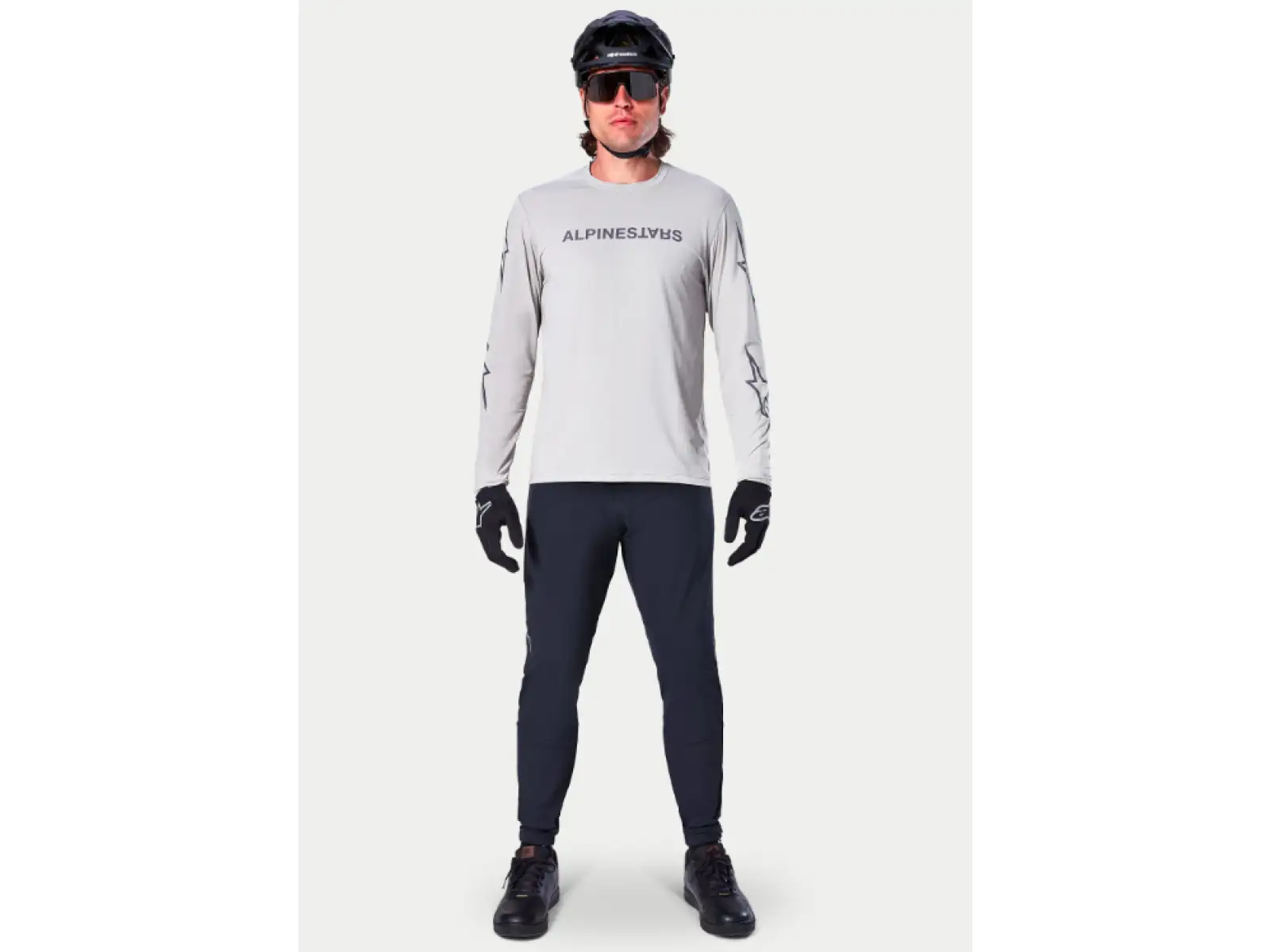 Alpinestars A-Dura Switch pánský dres dlouhý rukáv Light Grey