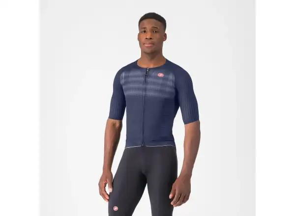 Castelli Aero Race 8S pánský dres krátký rukáv Belgian Blue