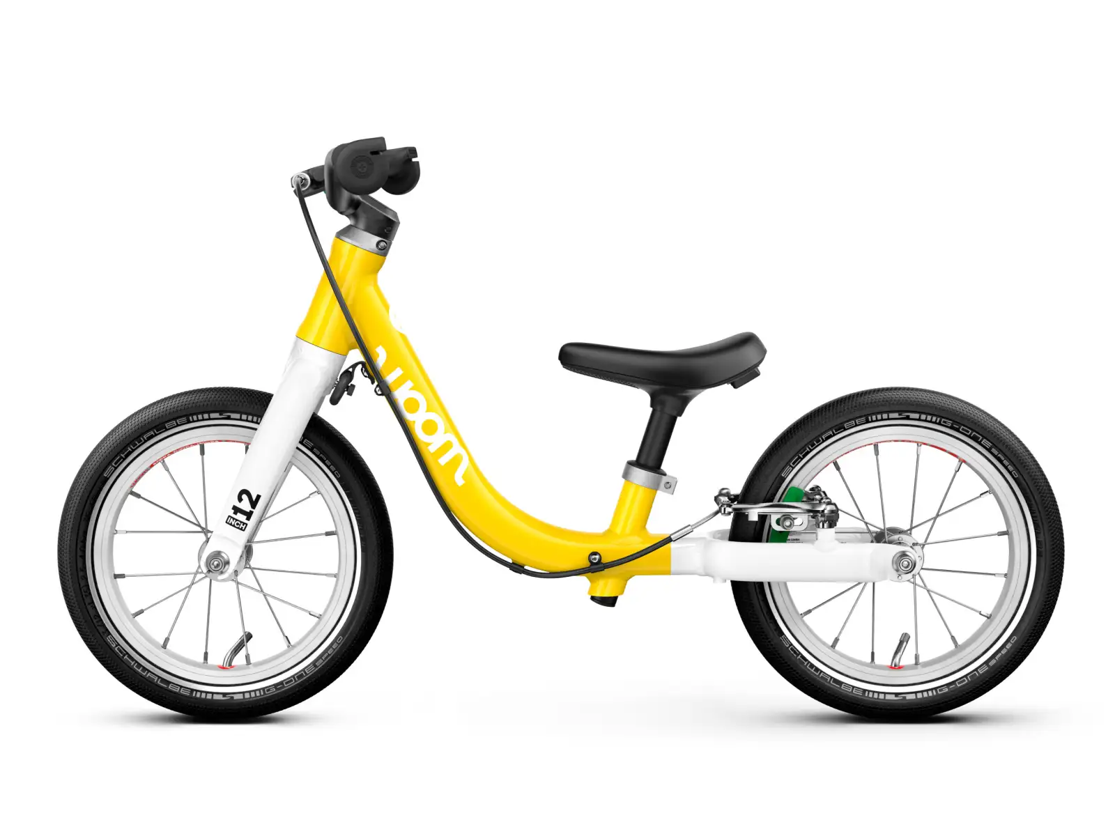 Woom GO 1 Vibrant Yellow 12 dětské odrážedlo