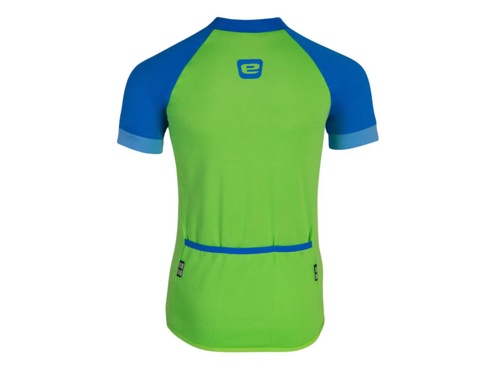 Etape Peddy dětský dres krátký rukáv zelená/modrá