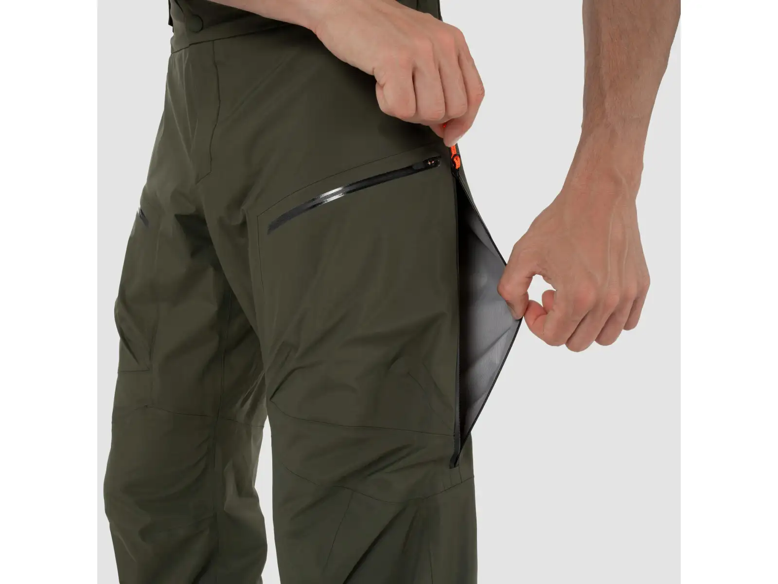 Salewa Sella 3L Powertex pánské kalhoty Dark Olive