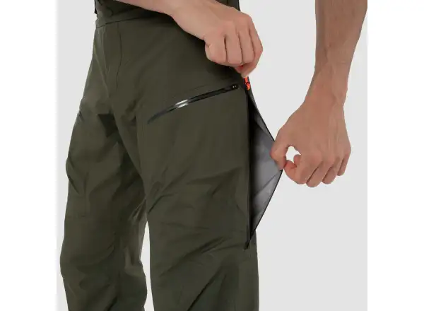 Salewa Sella 3L Powertex pánské kalhoty Dark Olive