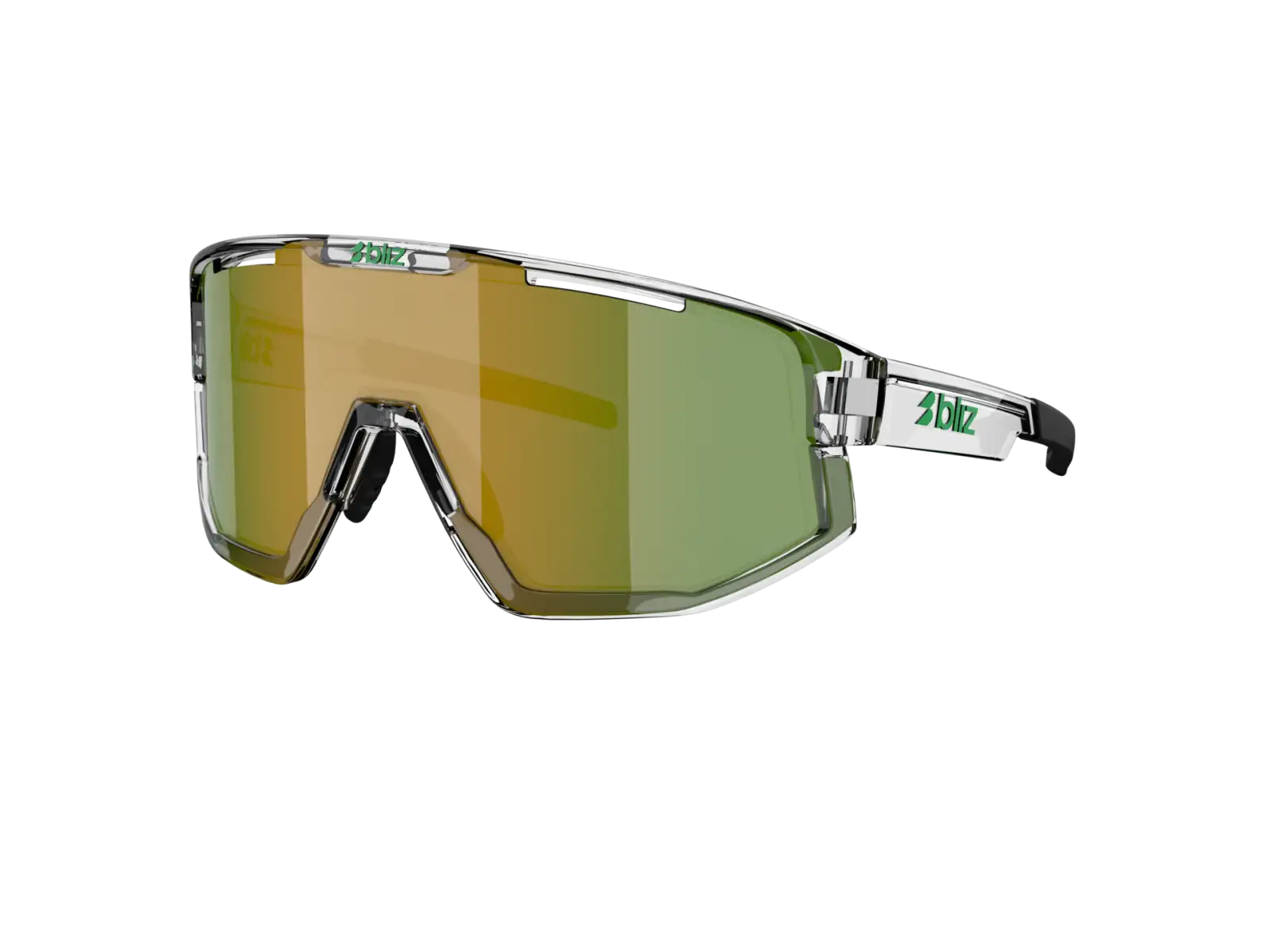 Bliz Fusion sluneční brýle Transparent White/Brown Green Multi