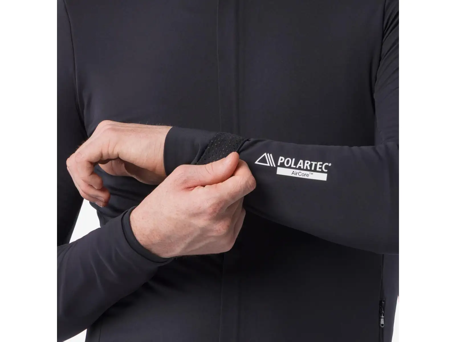 Castelli Alpha 150 Jacket pánská bunda Light Black/Black